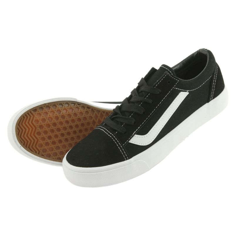 Atletico svázané tenisky 18081 černé/bílé černá 5