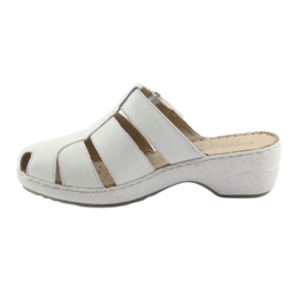 Dámské klínové capáčky Caprice 27353 bílé bílý 2