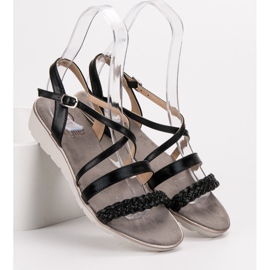 Kylie Černé Sandály Na Platformě černý 1