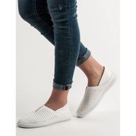 Super Mode Pohodlné nazouvací tenisky bílý 2 Super Mode Pohodlné nazouvací tenisky bílý 2