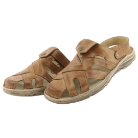 Pánské pantofle Naszbut 051 béžové béžový 3