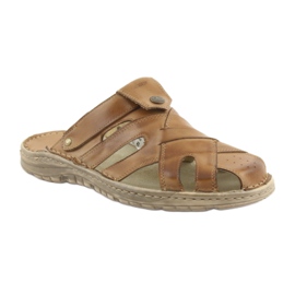 Pánské pantofle Naszbut 051 béžové béžový 1