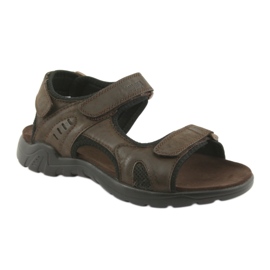 American Club Americké kožené sportovní sandály CY11 hnědé černá hnědý 1 American Club Americké kožené sportovní sandály CY11 hnědé černá hnědý 1