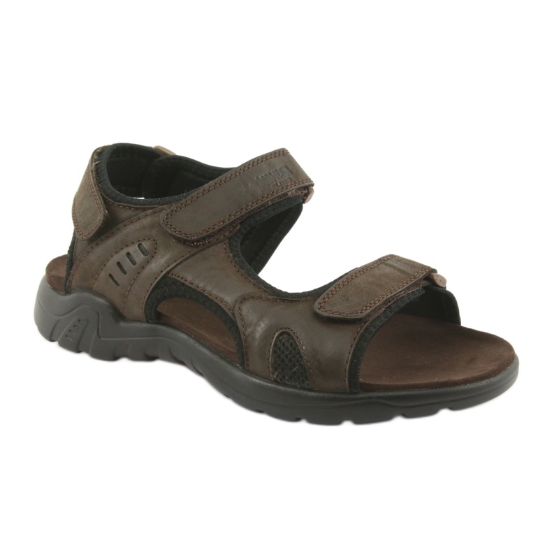 American Club Americké kožené sportovní sandály CY11 hnědé černá hnědý 1 American Club Americké kožené sportovní sandály CY11 hnědé černá hnědý 1