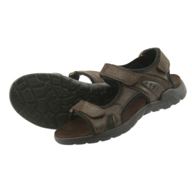 American Club Americké kožené sportovní sandály CY11 hnědé černá hnědý 4 American Club Americké kožené sportovní sandály CY11 hnědé černá hnědý 4