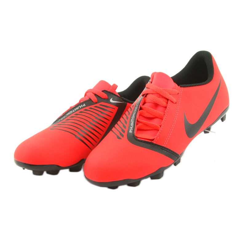Kopačky Nike Phantom Venom Club Fg Jr AO0396-600 červené 3 Kopačky Nike Phantom Venom Club Fg Jr AO0396-600 červené 3