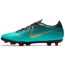 Kopačky Nike Mercurial Vapor 12 Club CR7 Mg M AJ3723-390 zelená zelená 1