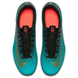 Kopačky Nike Mercurial Vapor 12 Club CR7 Mg M AJ3723-390 zelený zelený 2