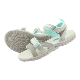 American Club American Sandals Sports Sports HL14 šedá/zelená 4