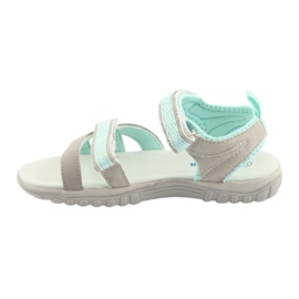 American Club American Sandals Sports Sports HL14 šedá/zelená 2