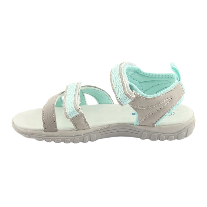 American Club American Sandals Sports Sports HL14 šedá/zelená 2