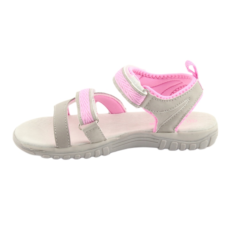 American Club American Sandals Sports Sports HL14 šedá/růžová 2