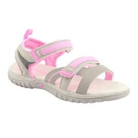 American Club American Sandals Sports Sports HL14 šedá/růžová 1
