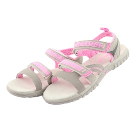 American Club American Sandals Sports Sports HL14 šedá/růžová 3