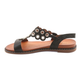 Dámské sandály s černými kamínky od Sergio Leone 2