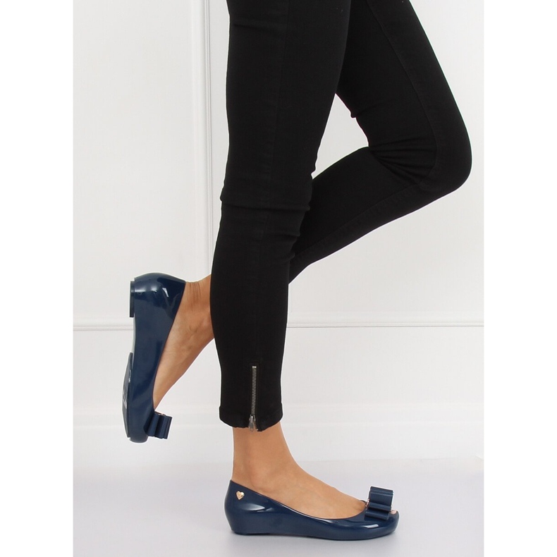 Tmavě modré balerínky Meliski CK87-P Blue námořnická modř 1