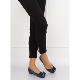 Tmavě modré balerínky Meliski CK87-P Blue námořnická modř 2