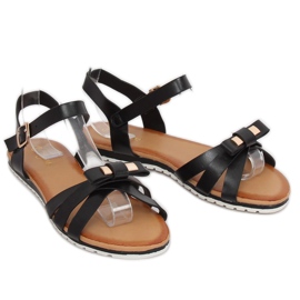 Černé dámské sandály G210 Black černá 2