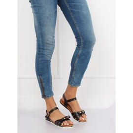 Černé dámské sandály G210 Black černý 1