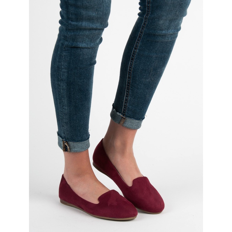 SHELOVET Suede Lords červený 1