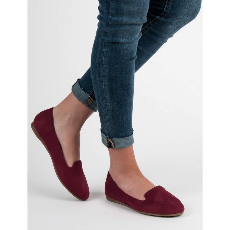 SHELOVET Suede Lords červený 2