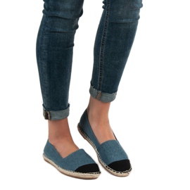 Denimové espadrilky VICES modrý 1