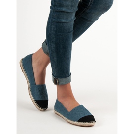 Denimové espadrilky VICES modrý 2