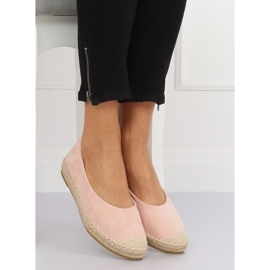 Růžové balerínky espadrilles N-2980 Pink růžový 1