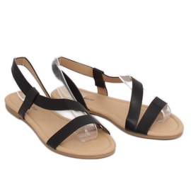 Černé dámské sandály 938 Black černá 1