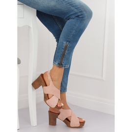Sandály ala pink clogs D-131 Pink růžový 1