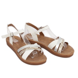 Bílé sandály pro ženy TS-9 White bílý 1