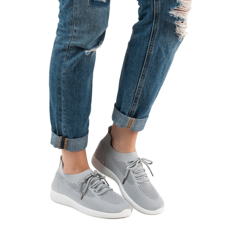 SHELOVET Nazouvací sportovní obuv šedá 2