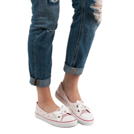 J. Star Bílé nízké tenisky bílý 2