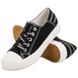 SHELOVET Nízké tenisky černý 1