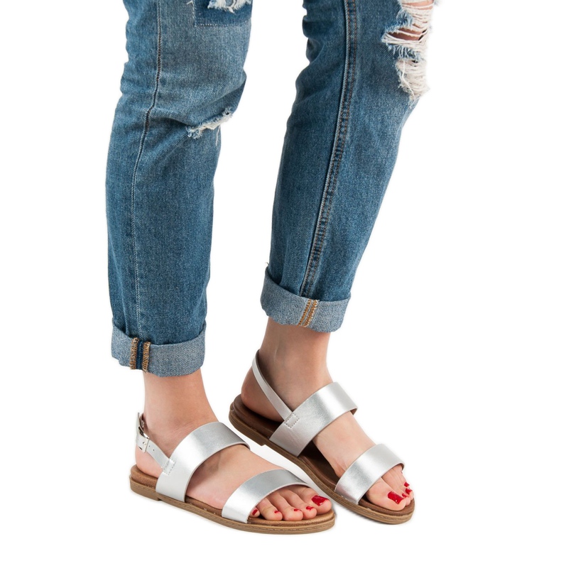 Primavera Neformální sandály šedá 2