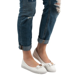 Miss Laura Bílé balerínky bílý 2