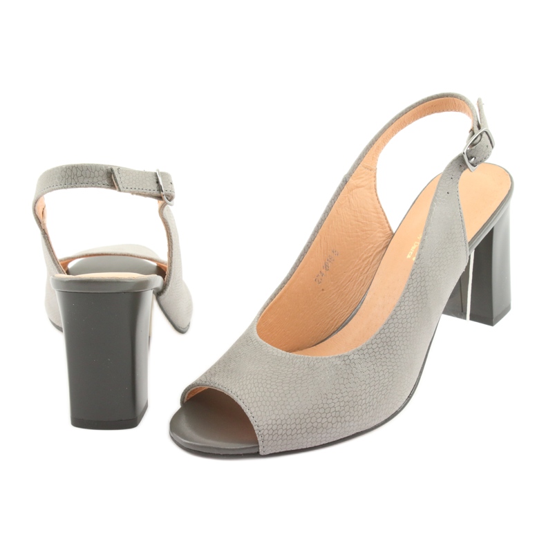 Outdoorové dámské sandály Espinto S274 šedé šedá 4 Outdoorové dámské sandály Espinto S274 šedé šedá 4