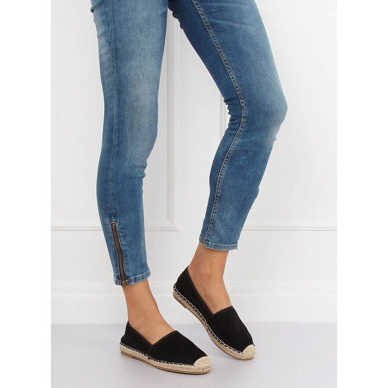 Černé dámské espadrilky LX178 Black černá 1