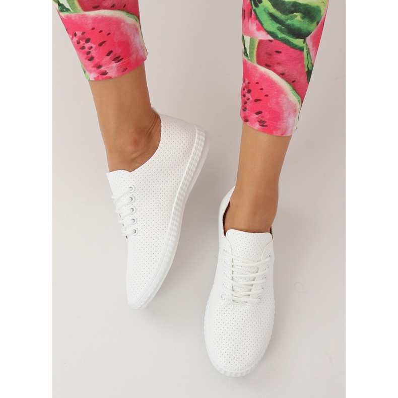 Bílé dámské tenisky B111-17 Allwhite bílý 2