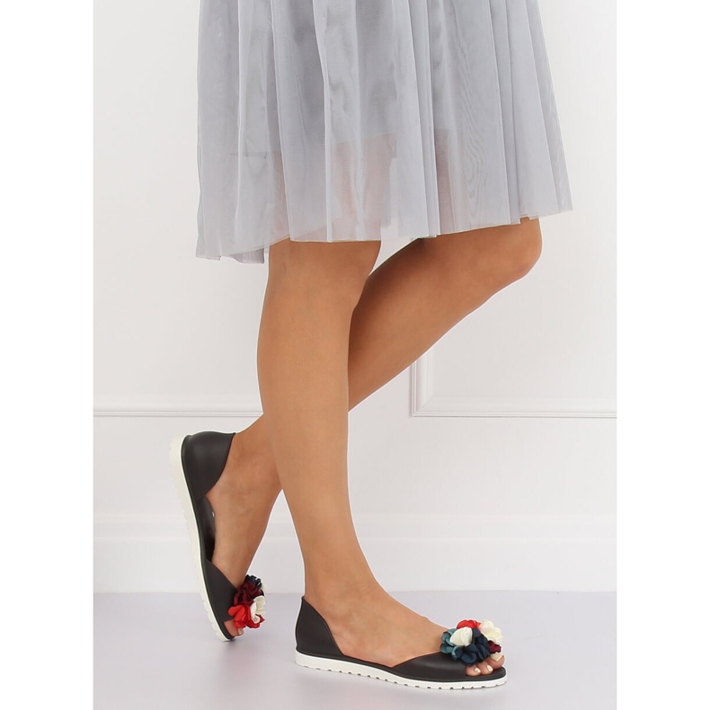 Černé balerínky Meliski SE-9613 Black černá 2