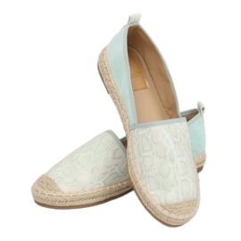 Mátové dámské espadrilky A629-ESP-1 zelené zelený 1