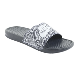 Pantofle Nike Benassi Just Do It Print 631261-403 bílý námořnická modř 1