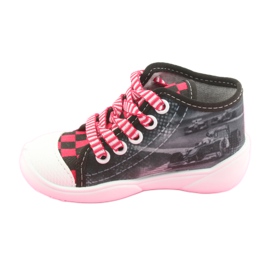 Dětská obuv Befado 218P050 černý šedá červený 2