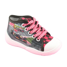 Dětská obuv Befado 218P050 černá šedá červené 1