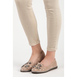 Fama Suede Lords S Ornamenty hnědý 1