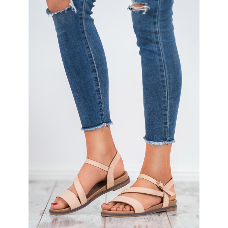 SHELOVET Neformální sandály hnědý 1