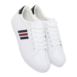 Dámské černobílé tenisky BL158P White bílý 2