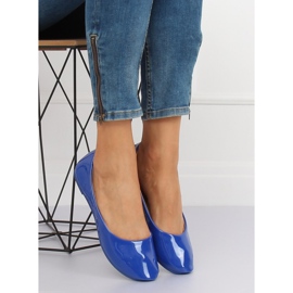 Dámské kobaltové baleríny JX76P T.BLUE modrý námořnická modř 2