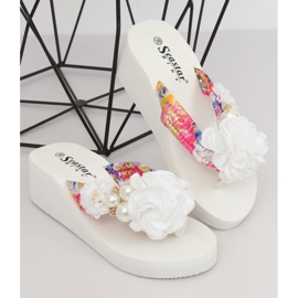 Bílé podrážky z pěny CK93P bílý vícebarevný 1 Bílé podrážky z pěny CK93P bílý vícebarevný 1