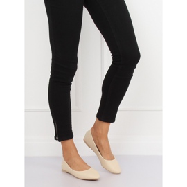 Dámské béžové balerínky CC108 Béžové béžový 1